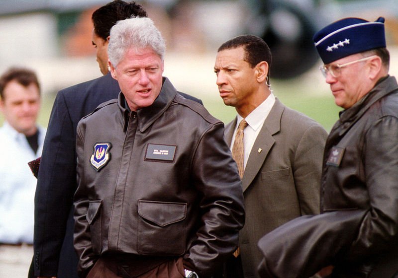 Clinton did not have sexual relations with that jacket. (Source: Wikipedia)